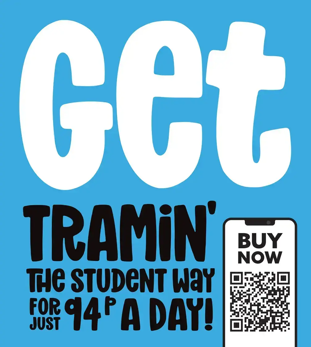 Get Tramin' The Student Way For Just 94p a Day!